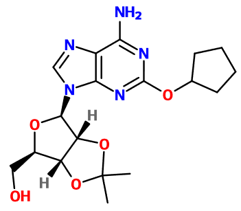 (图片) MC012574 2-(Cyclopentyloxy)-2',3'-O-(1-methylethylidene)-A